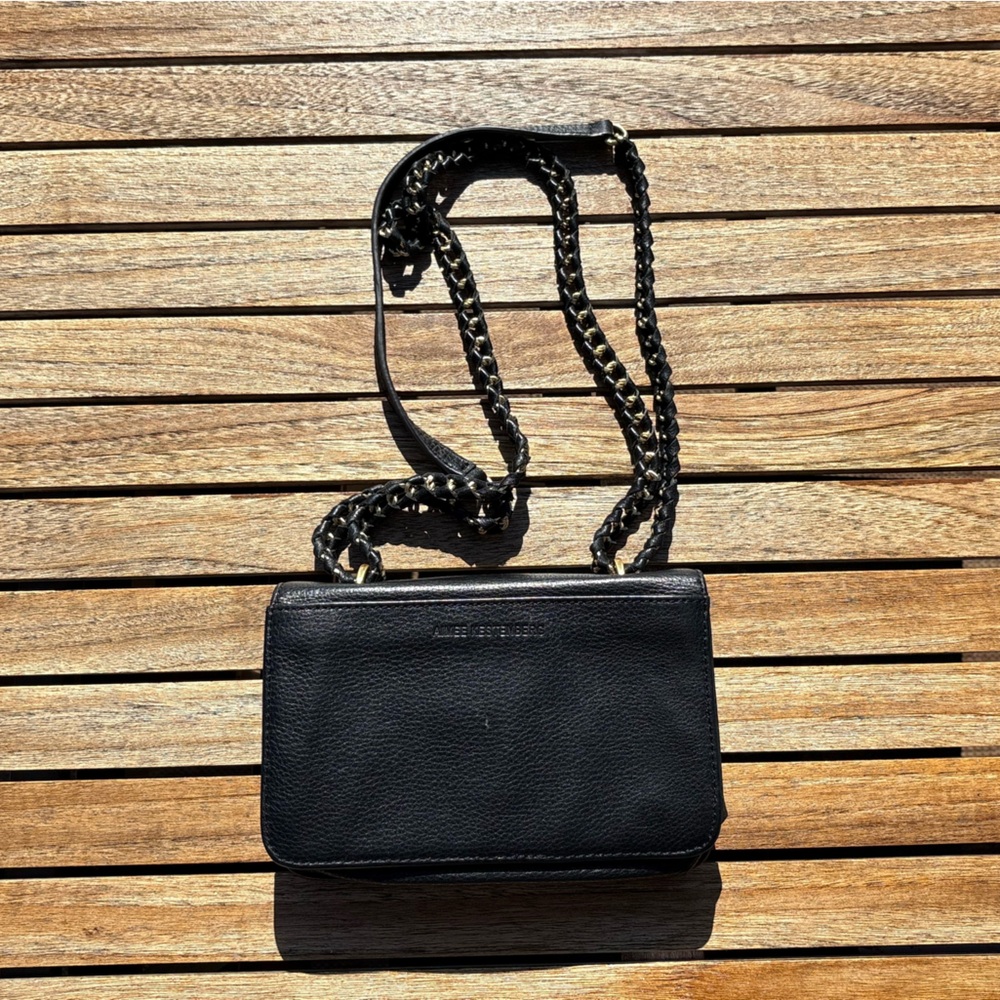 Aimee Kestenberg Crossbody Bag | Pebbled Leather Chain Strap | Mirror Interior - Picture 2 of 11